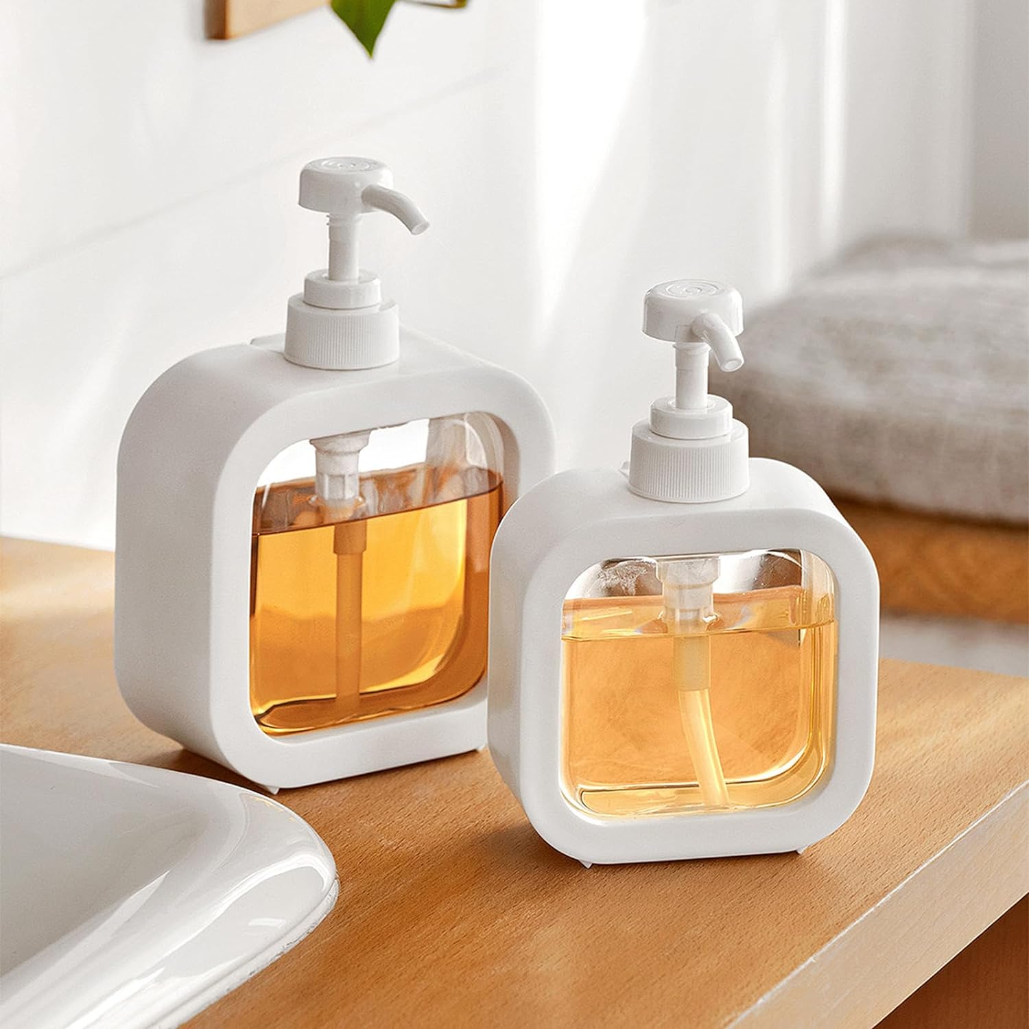Dispenser Sapone Per Bagno O Cucina - Erogatore Per Sapone Liquido O Detergente