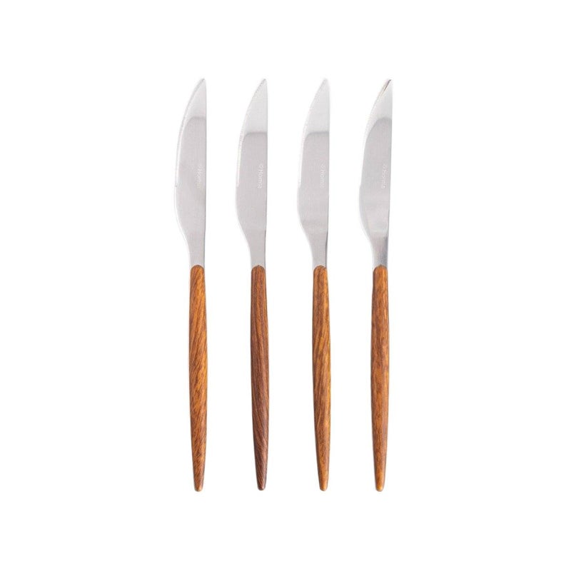 Zestaw noży CORK srebrnych 4 szt. HOMLA