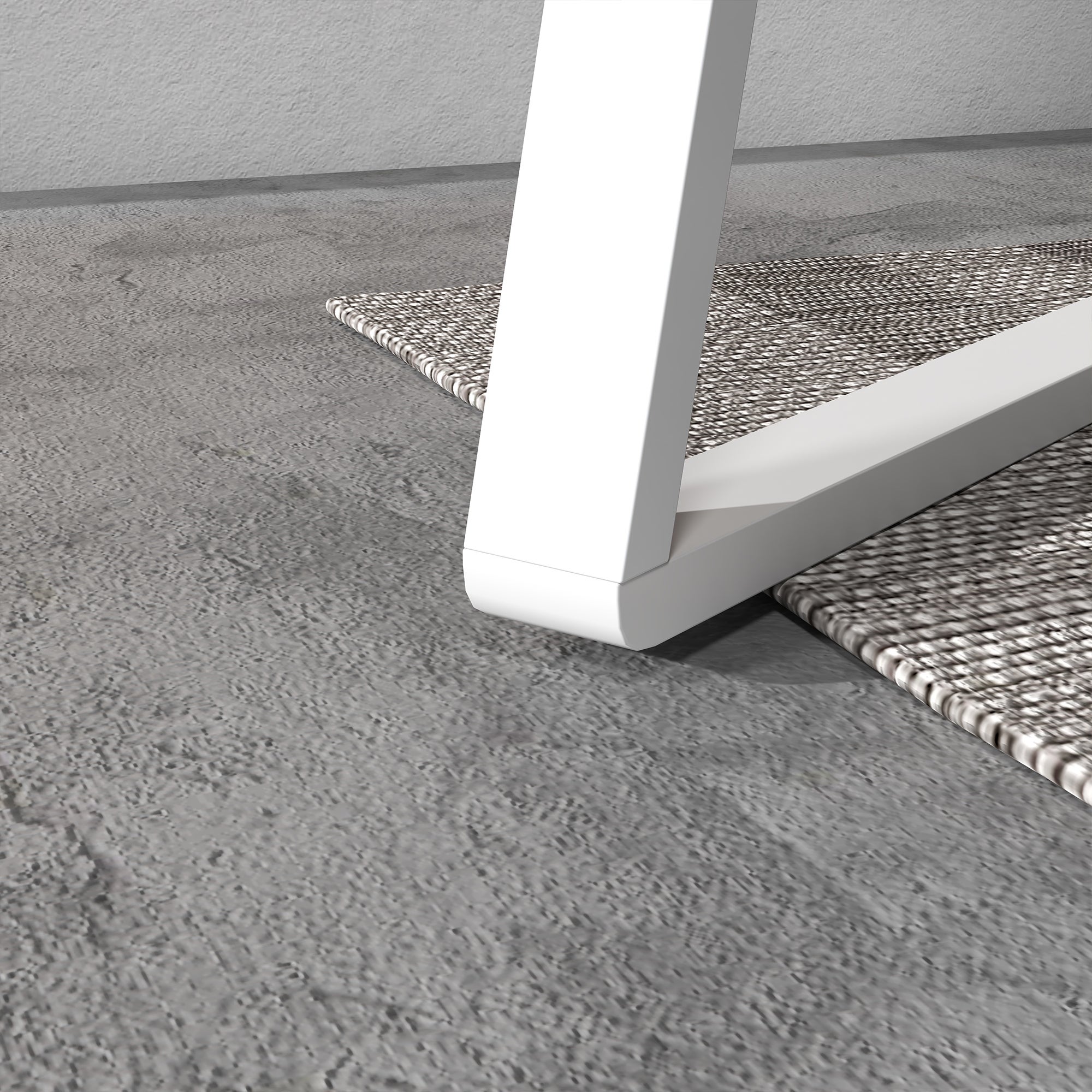 Balancelle de jardin design 3 places réglable matelas blanc gris foncé - 9