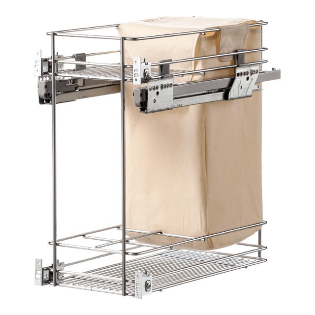 Panier coulissant bas pour pain et bouteilles - Largeur : 264 mm - Pour caisson de largeur : 300 mm - VIBO