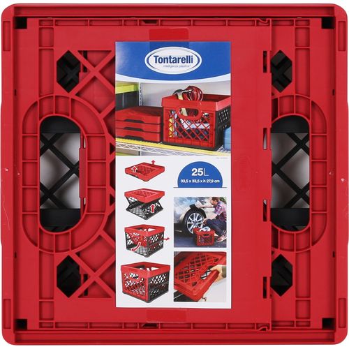 Scatola Multiuso Tontarelli Pieghevole Plastica (33,5 x 33 x 27,9 cm) - 4