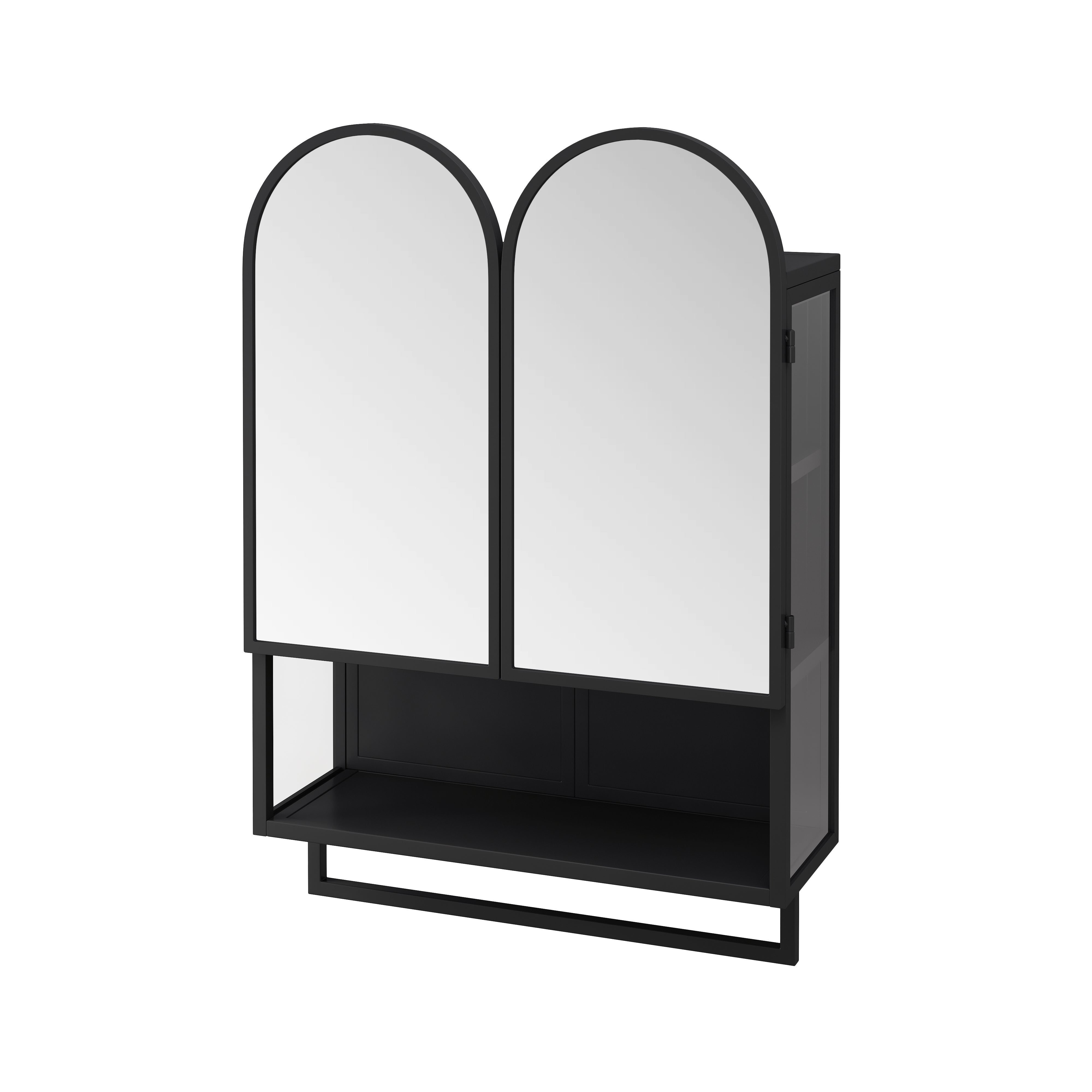 Armadietto Bagno Con Specchio 100cm in Mobili per interni