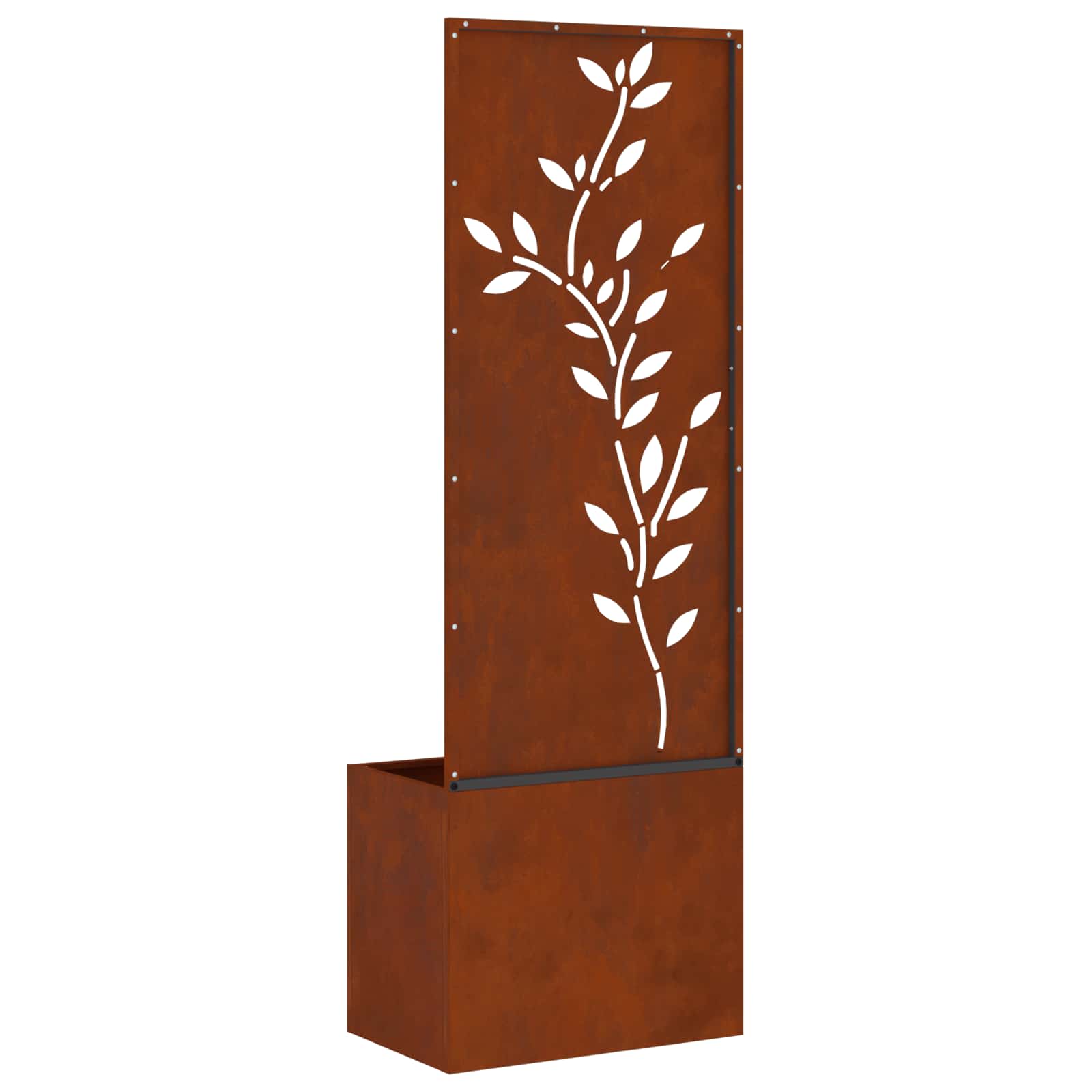 Écran de confidentialité de jardin Floral Rouillé 50 x 140 cm vidaXL - 8