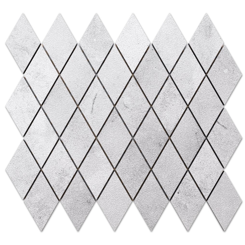 25 Romb Mosaïque en gres sur maille pour salle de bain ou cuisine 29.2cm x 25 ...