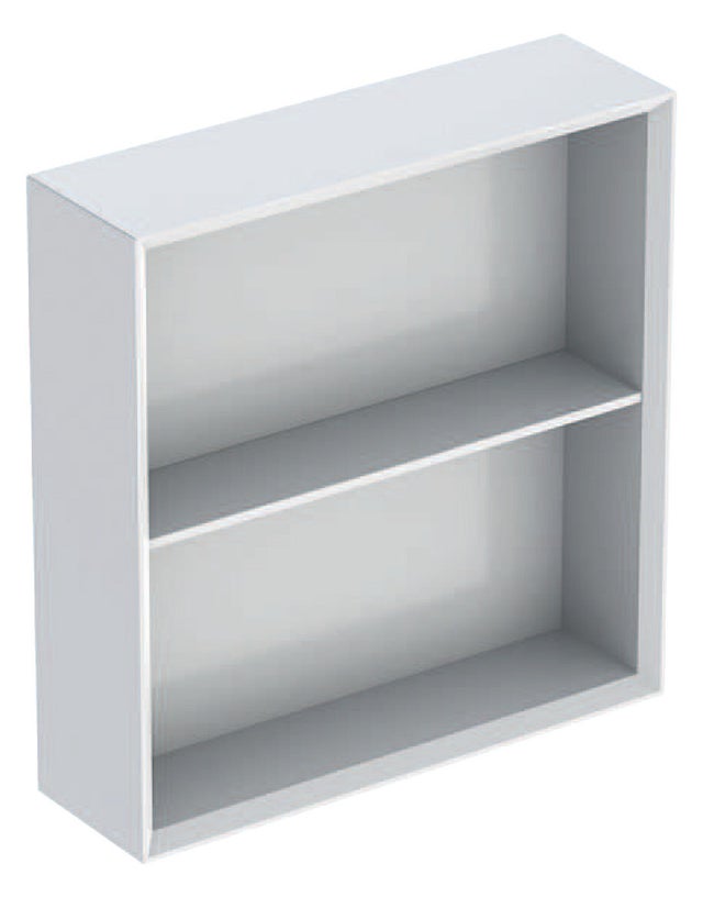 Geberit iCon étagère carrée, 45x46,7x13,2 cm, 502323, 502.323.01.1, Farbe: laqué blanc brillant