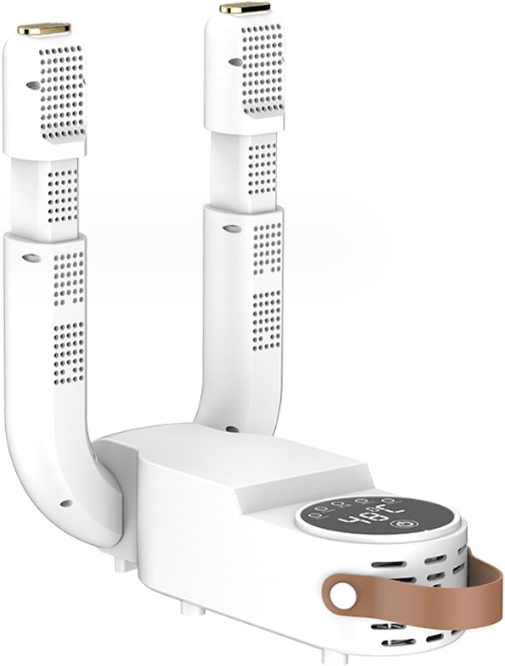 Suszarka do butów z ciepłym powietrzem, regulowana kratka susząca 180° - teleskopowy i składany otwór suszący - inteligentny timer