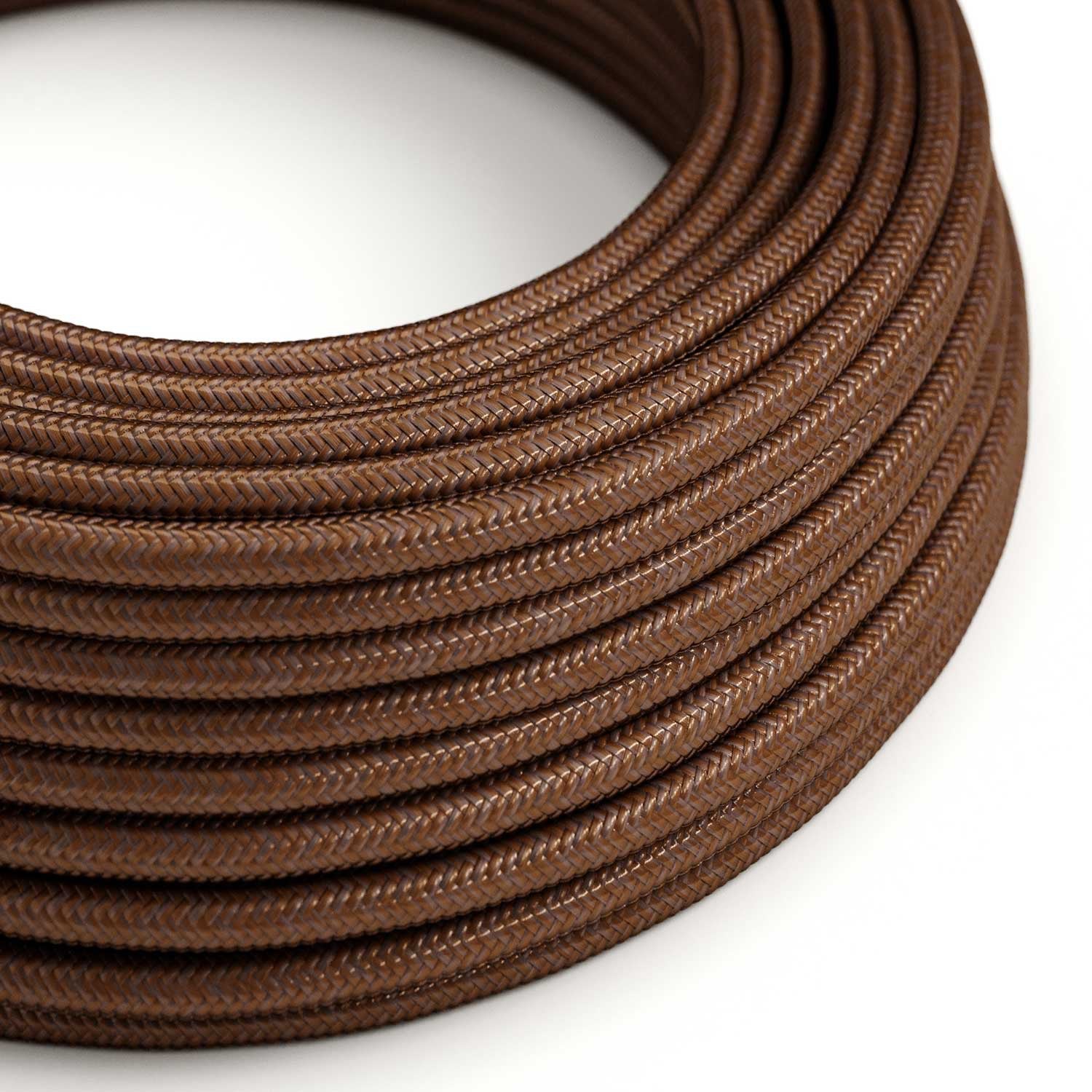 Creative-Cables Câble électrique recouvert de tissu, Rouille RM36, 1 m ...