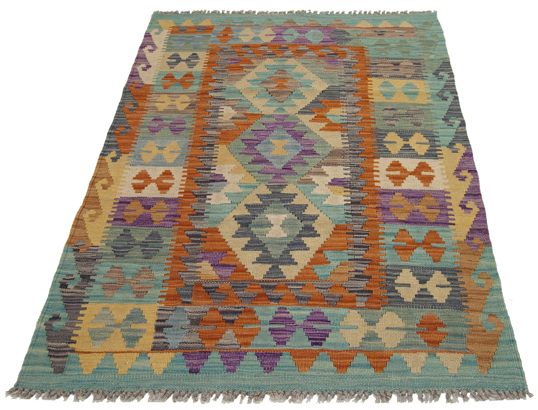 125x85 CM Oryginalny, ręcznie robiony kilim Klasyczny styl Łatwy do czyszczenia