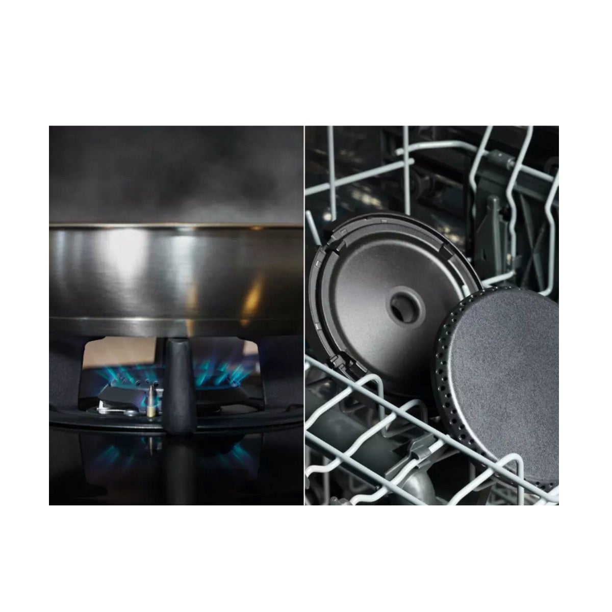 Plaque de cuisson mixte 88cm 5 feux noir - Electrolux KDI951723K - 5
