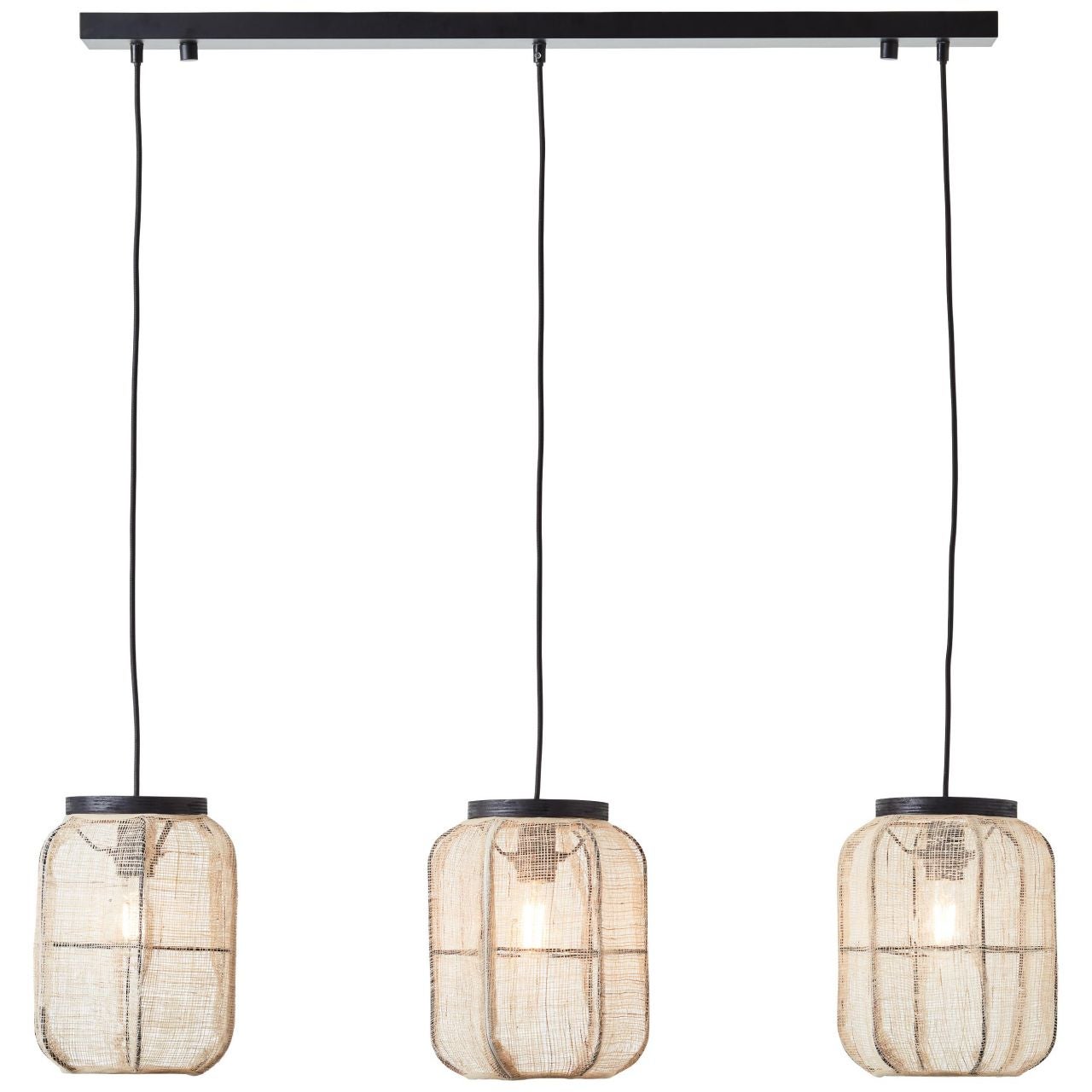 Suspension LED Brilliant Cembalo – 8 Lumières – Marron Café – 8x4W LED Intégrés