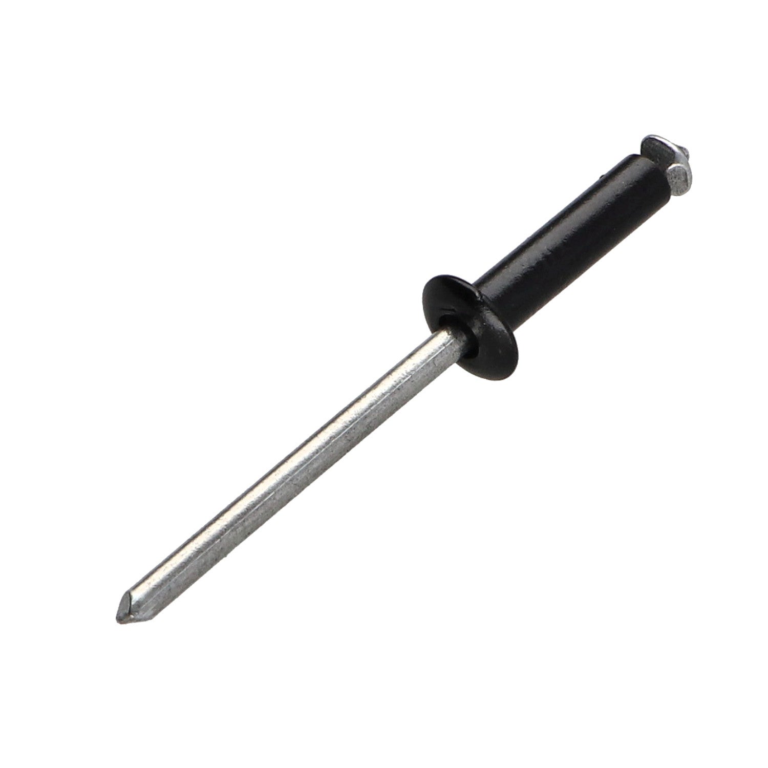 Rivet aveugle éclate GOSTAR Aluminium Tige acier Tête Ronde Standard 4X12 Noir-100 pièces - 2