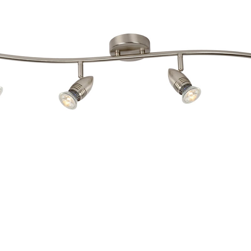 Lampa sufitowa CARO srebrna 4xGU10x5W metal wym:13x9x78cm IP20 Lucide