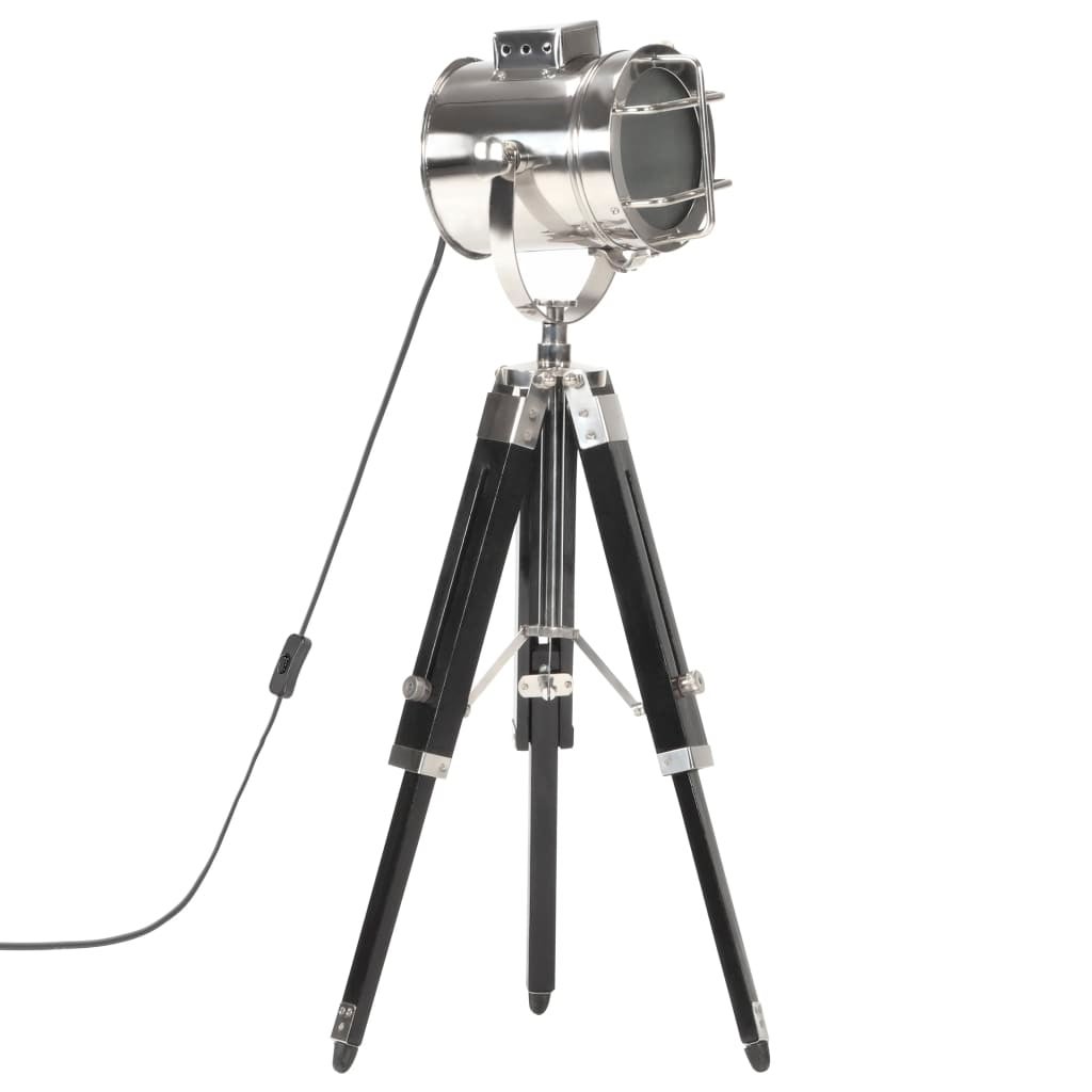 Maison exclusive - lámpara con trípode de suelo madera maciza mango negro 69 cm