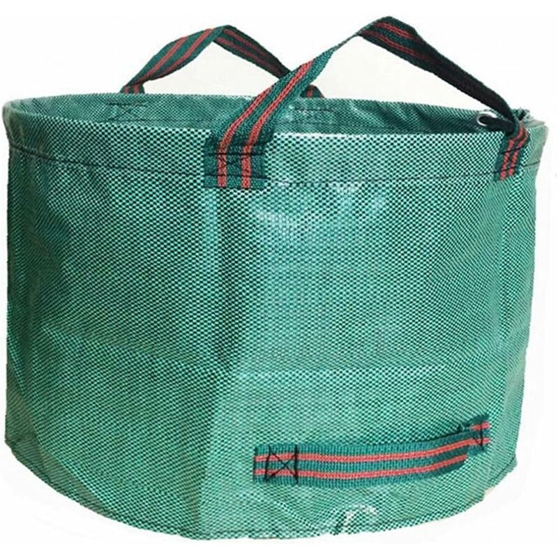 Wodoodporny, wytrzymały worek na śmieci Green Devils do użytku na zewnątrz, z uchwytami do worków na śmieci, chwastów ogrodowych