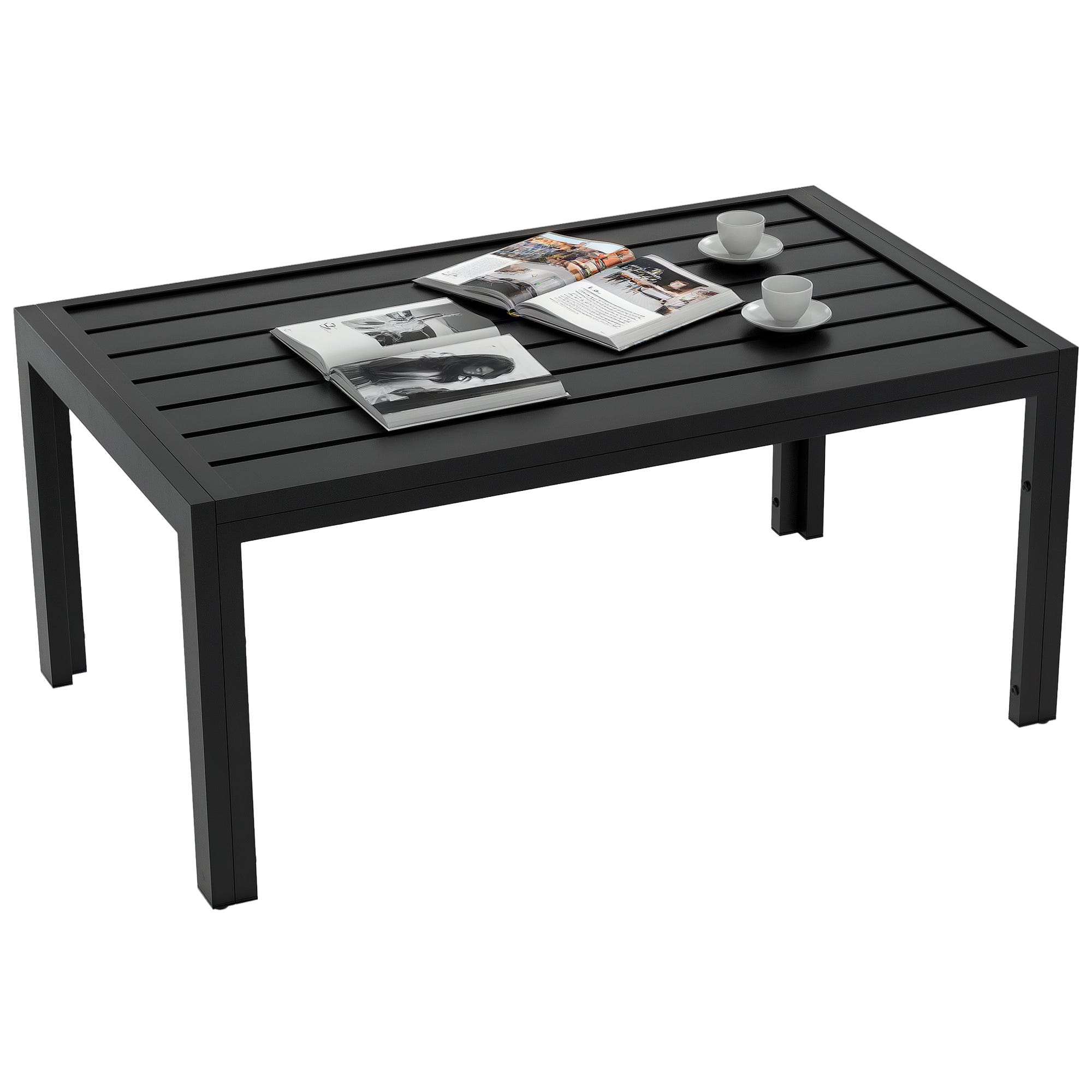 Table basse de jardin Acier Outsunny | Leroy Merlin