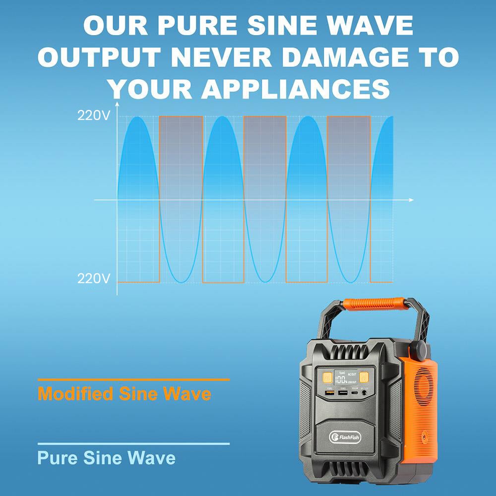 Station d'alimentation portable Flashfish A201 200 W 172,8 Wh Prise UE - 4