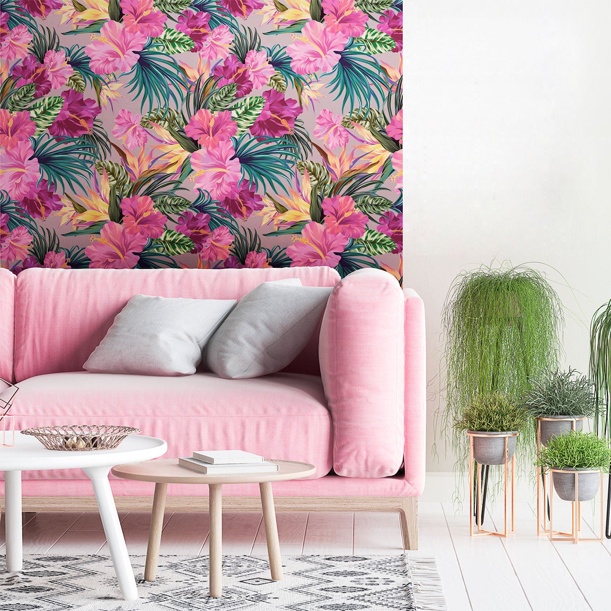 Adesivo arazzo tropicale Cartago - Sticker adesivo - adesivi murali - 50x50cm - 5