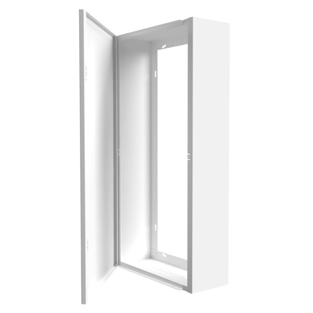 Coffret d'habillage ATOLE 13 modules en acier blanc pour tableaux électriques - H 67 x L 34 x P 14 cm - Réf. RCH200