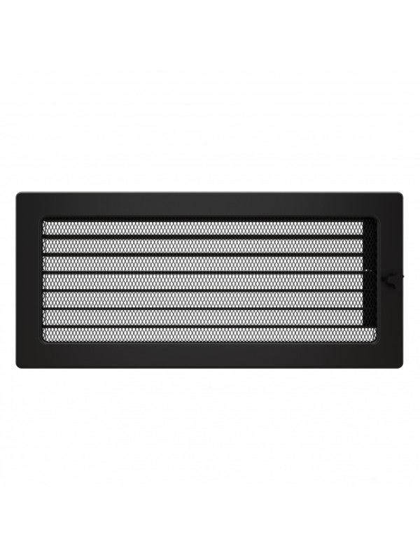 Grille De Cheminée Noire En Acier - Pour Protection Contre Les Cendres, Occasion En Bon état