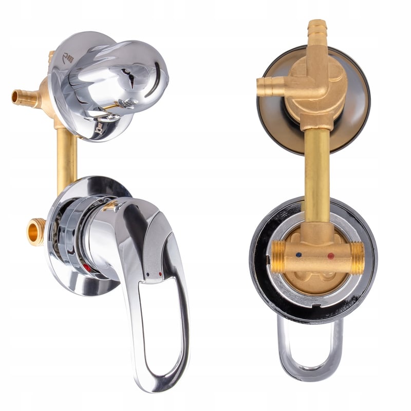 BATERIA DO KABINY Z HYDROMASAŻEM PRZEŁĄCZNIK MIESZACZ ZAWÓR 10 CM 2 FUNKCJE