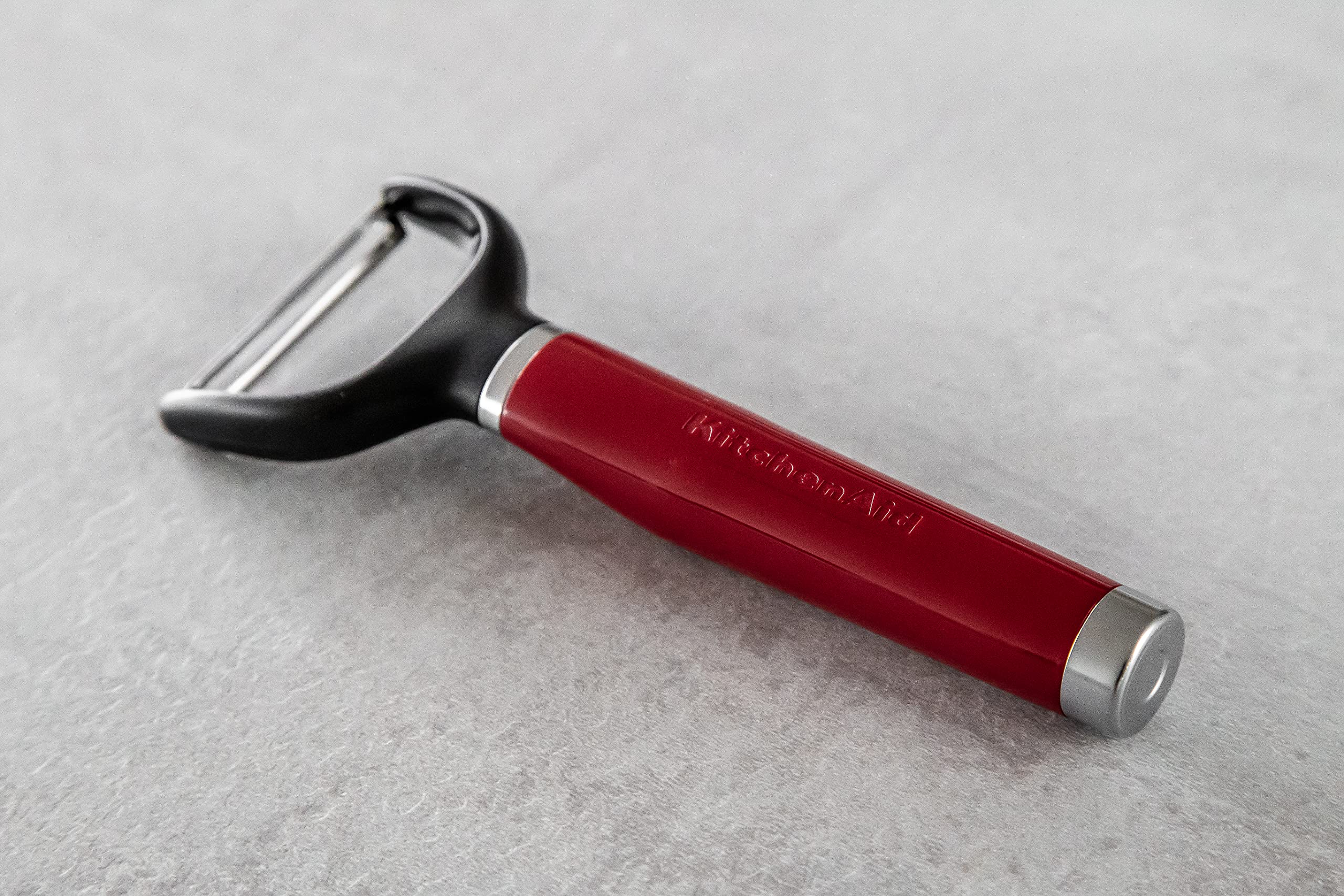 KitchenAid Sbuccia Patate, Pela patate e verdure a Lama Girevole in Acciaio Inossidabile - Color Rosso Imperiale | Leroy Merlin