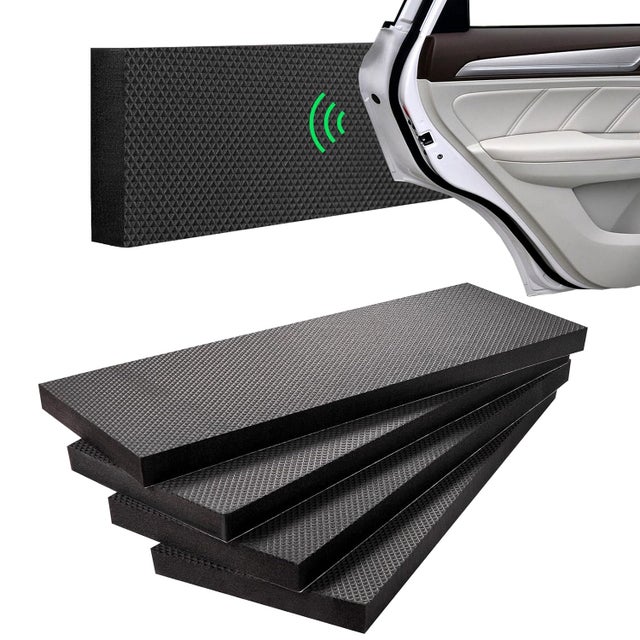 Mousse Protection Garage Mur,30 x 10 cm x 3 cm x 4 pièces, EVA Protection Portiere Voiture Autoadhésive - Idéal Protege Porte de Voiture