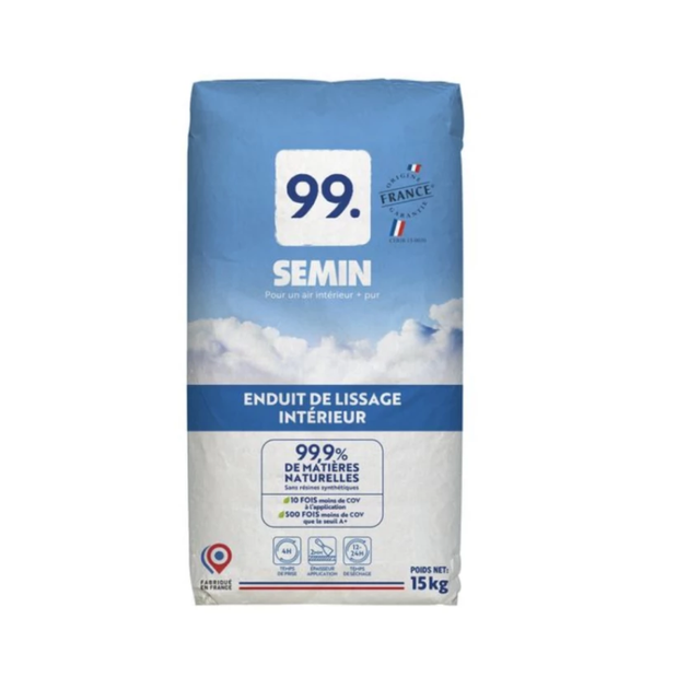 Enduit de lissage intérieur - Semin 99 - Conditionnement 15 kg