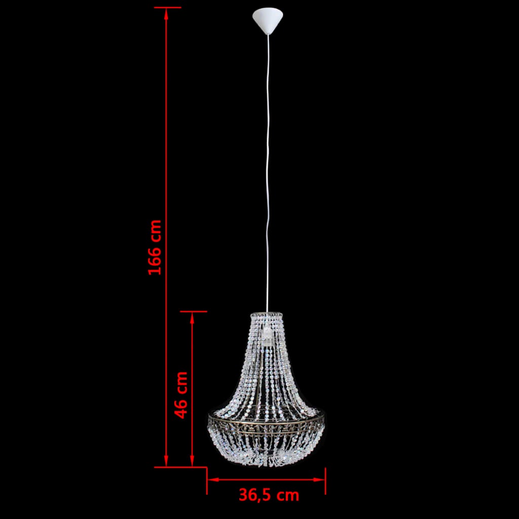 vidaXL Lustre suspendu 36,5 x 46 cm - 6