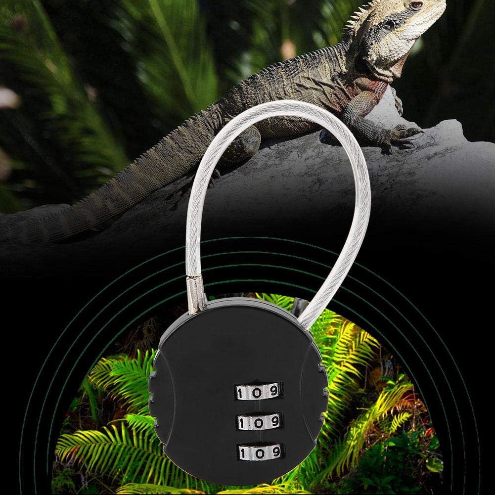 Lucchetto di sicurezza blu da 2 pezzi, lucchetto a combinazione, lucchetto da viaggio con cavo in acciaio, lucchetto per bagagli a 3 cifre per valig - 4