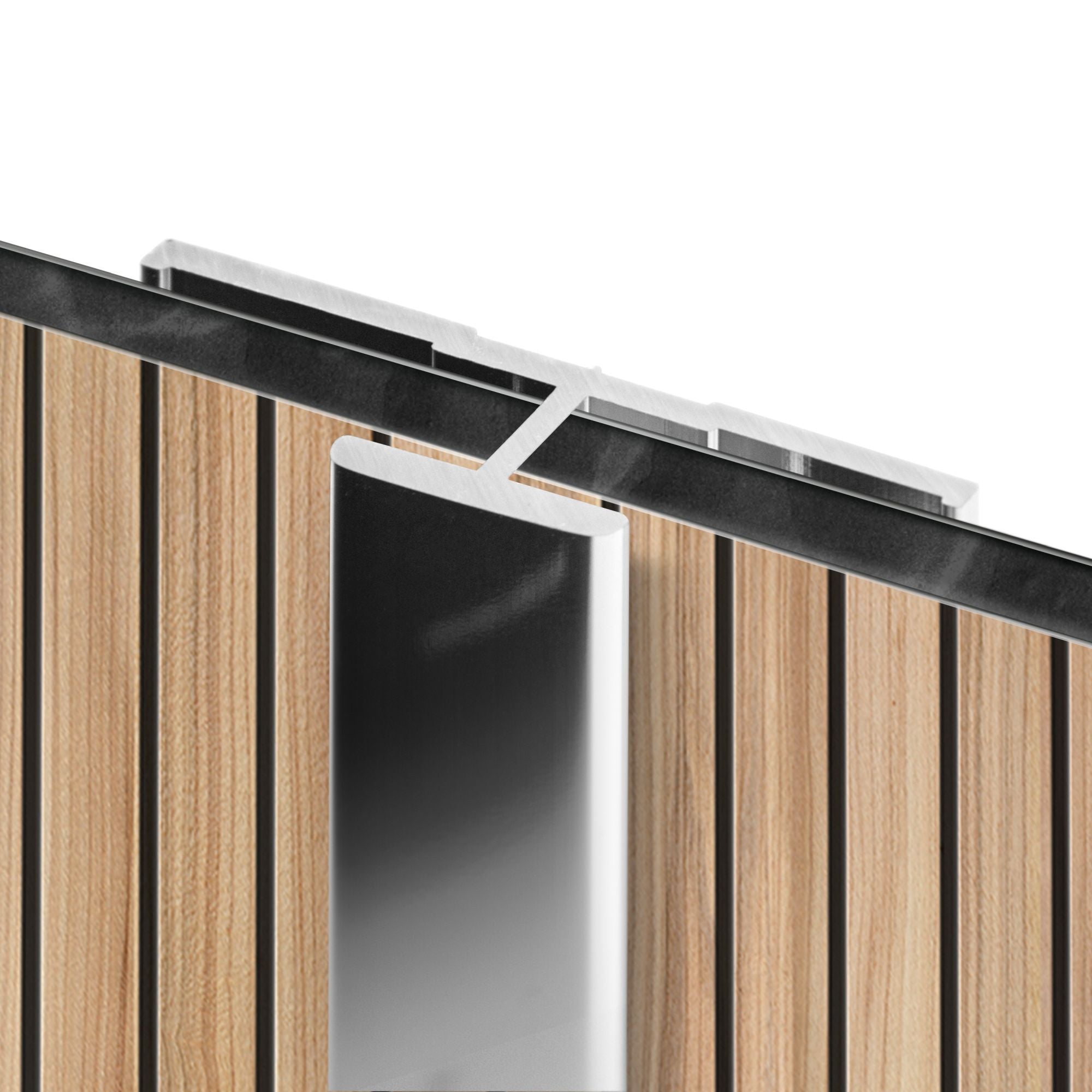 Schulte profilé de jonction, H.210 x l.3,3 cm, profilé de raccord pour panneau mural de douche, DécoDesign, aluminium,&nbsp;aspect chromé - 5