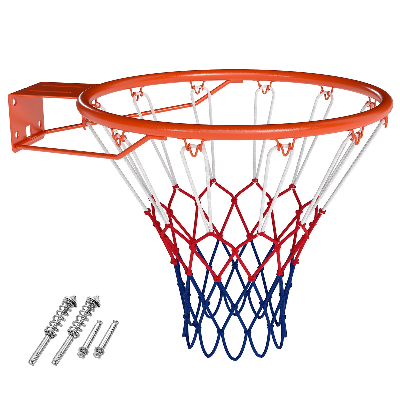 Anneau De Basket-Ball Avec Filet - Panier Entraînement Intérieur Extérieur, Support Porte