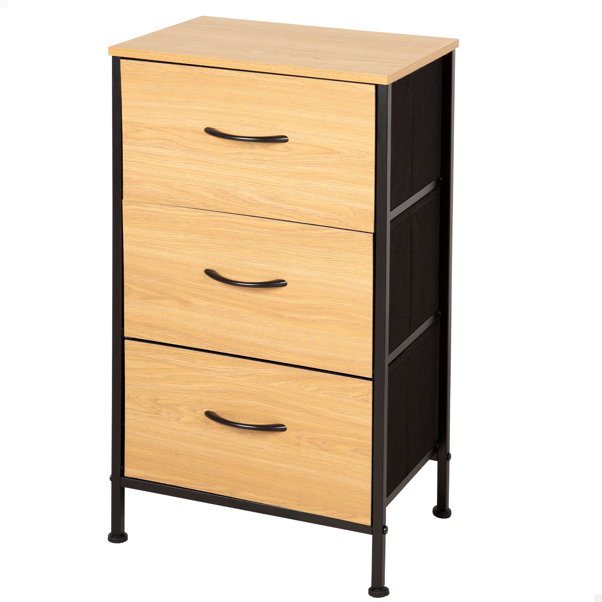 Max Home Commode bois et tissu, 40x30x75 cm | Leroy Merlin