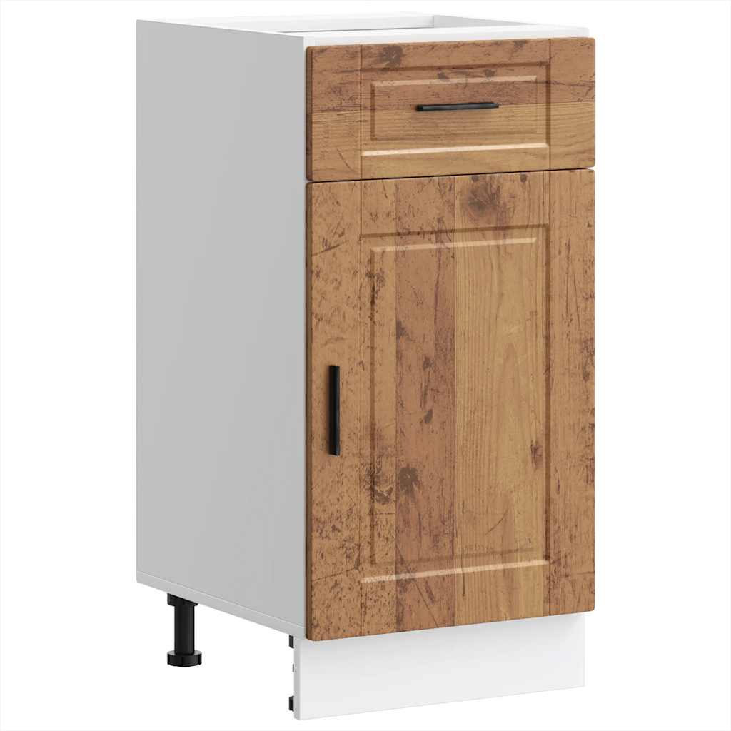 Mueble de cocina porto, madera antigua, madera de ingeniería