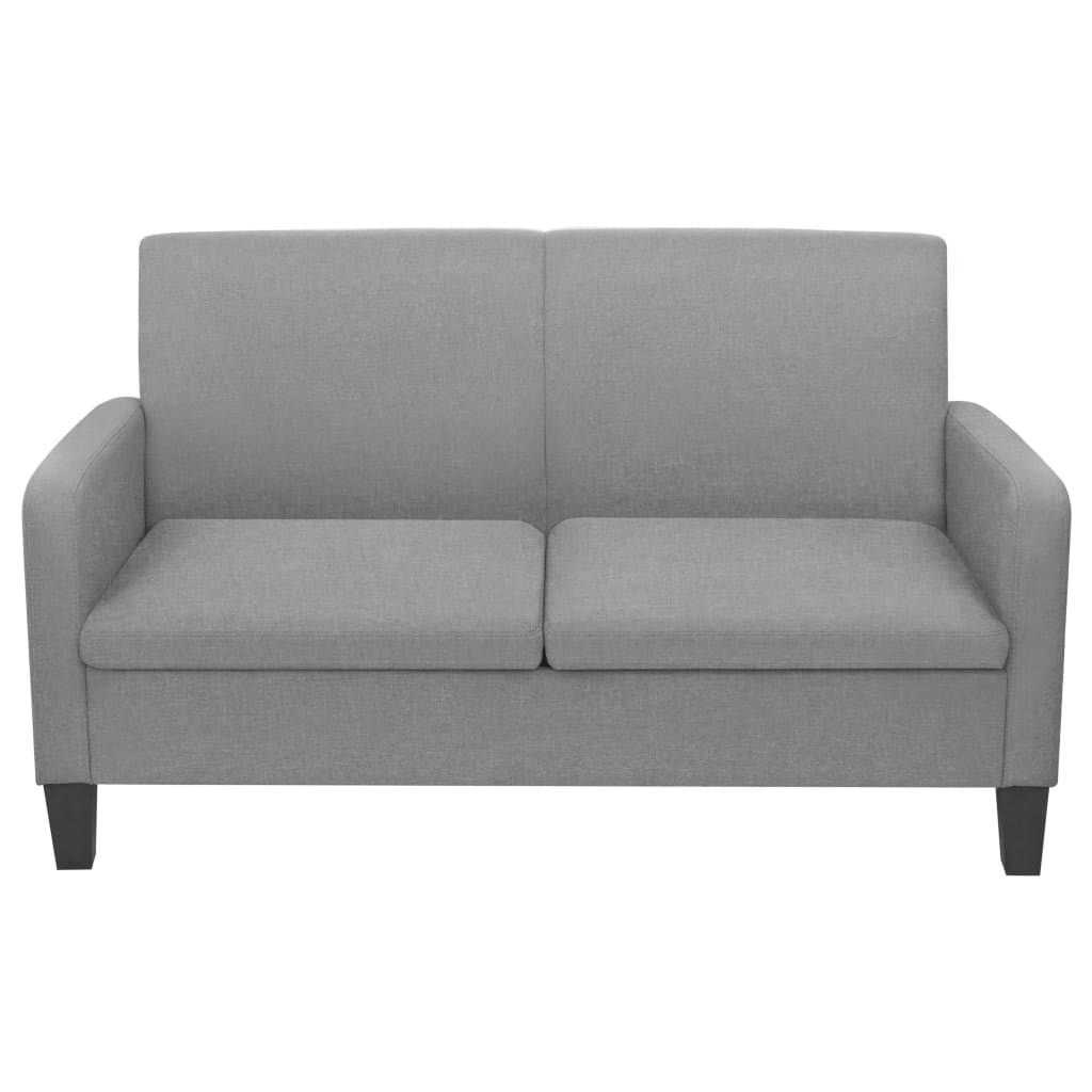 Canapé à 3 Places 180 X 65 X 76 Cm Gris Clair - Canapé