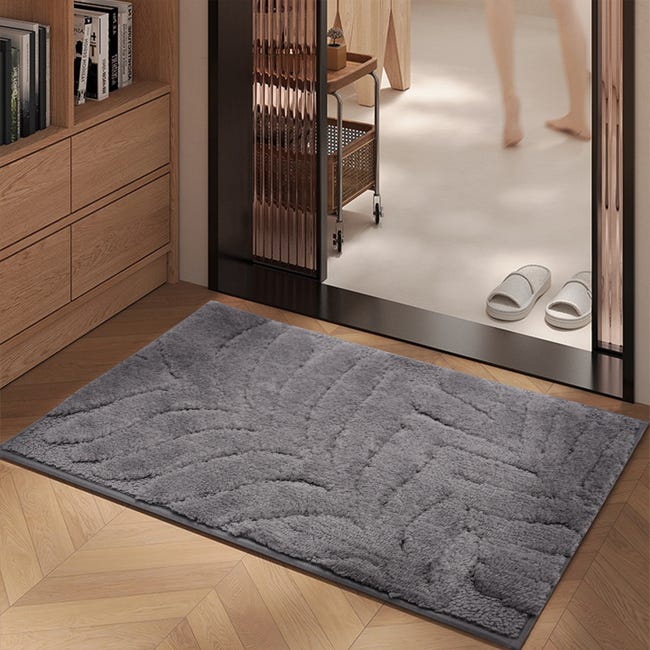 Tappeto Lavabile Antiscivolo Per Lavanderia 50x119 Cm – Striscia Lunga Con Motivo Zampe Di Cane, Memory Foam Anti-fatica, Per Cucina E Ingresso