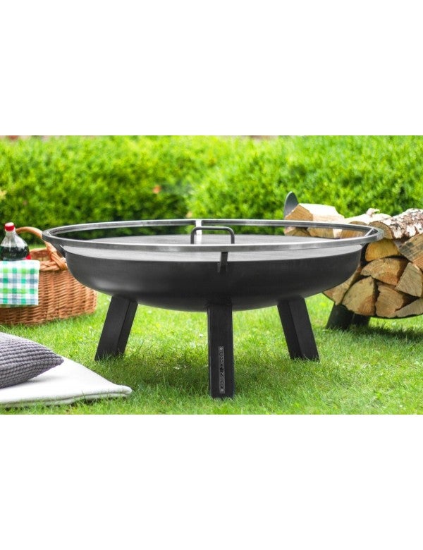 Brasero de jardin PORTO en acier-Braséro seul-Ø 60cm-0--0--0 - 5