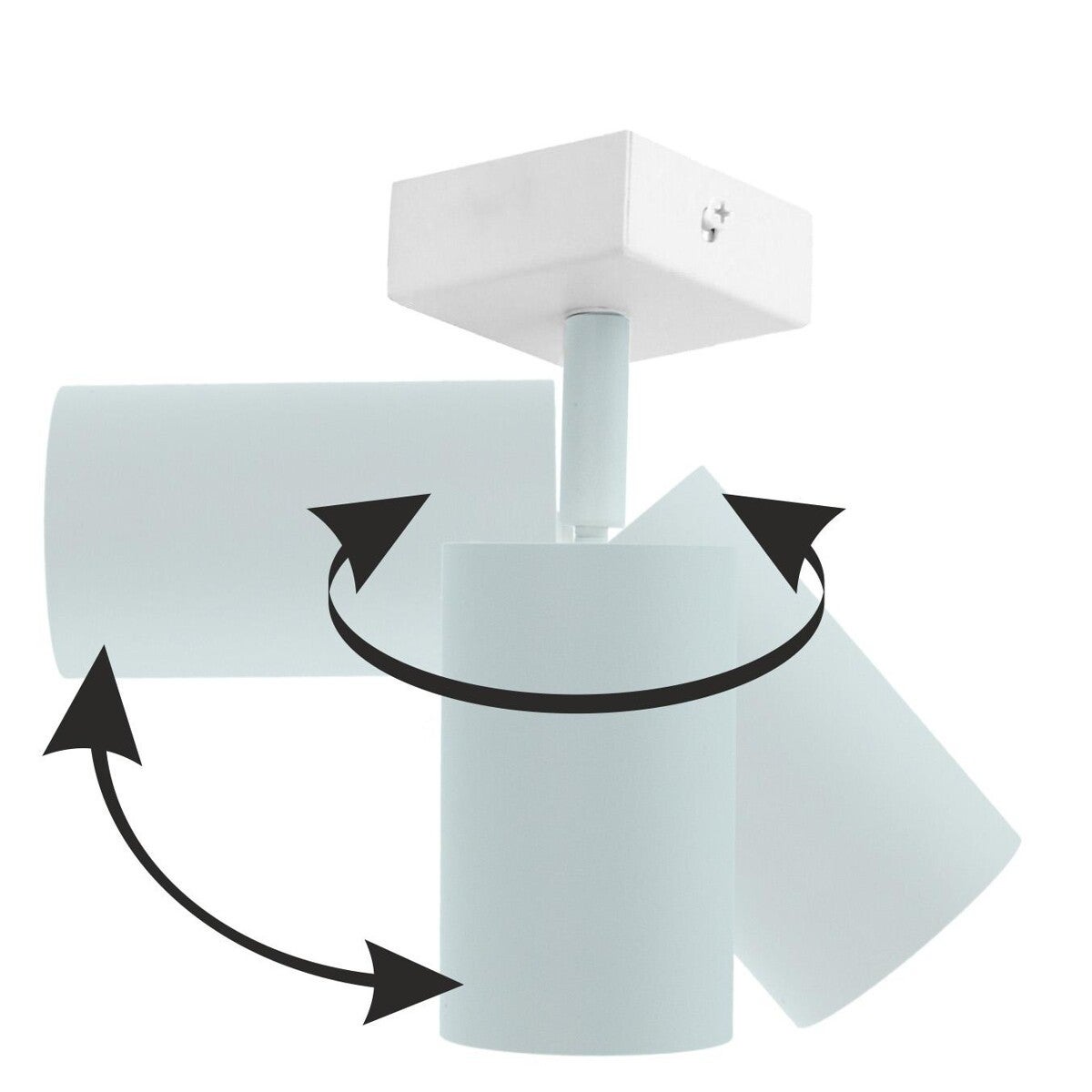 Lampa sufitowa wisząca Qualis biała 4xGU10x40W listwa wym: 14 x 59 x 6 cm metal IdeaLED - 2