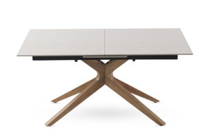 Tavolo Alto Bancone Rettangolare 140x40x105 Cm In Legno Massello E Acciaio – Bianco, Salvaspazio Per Bar E Cucina