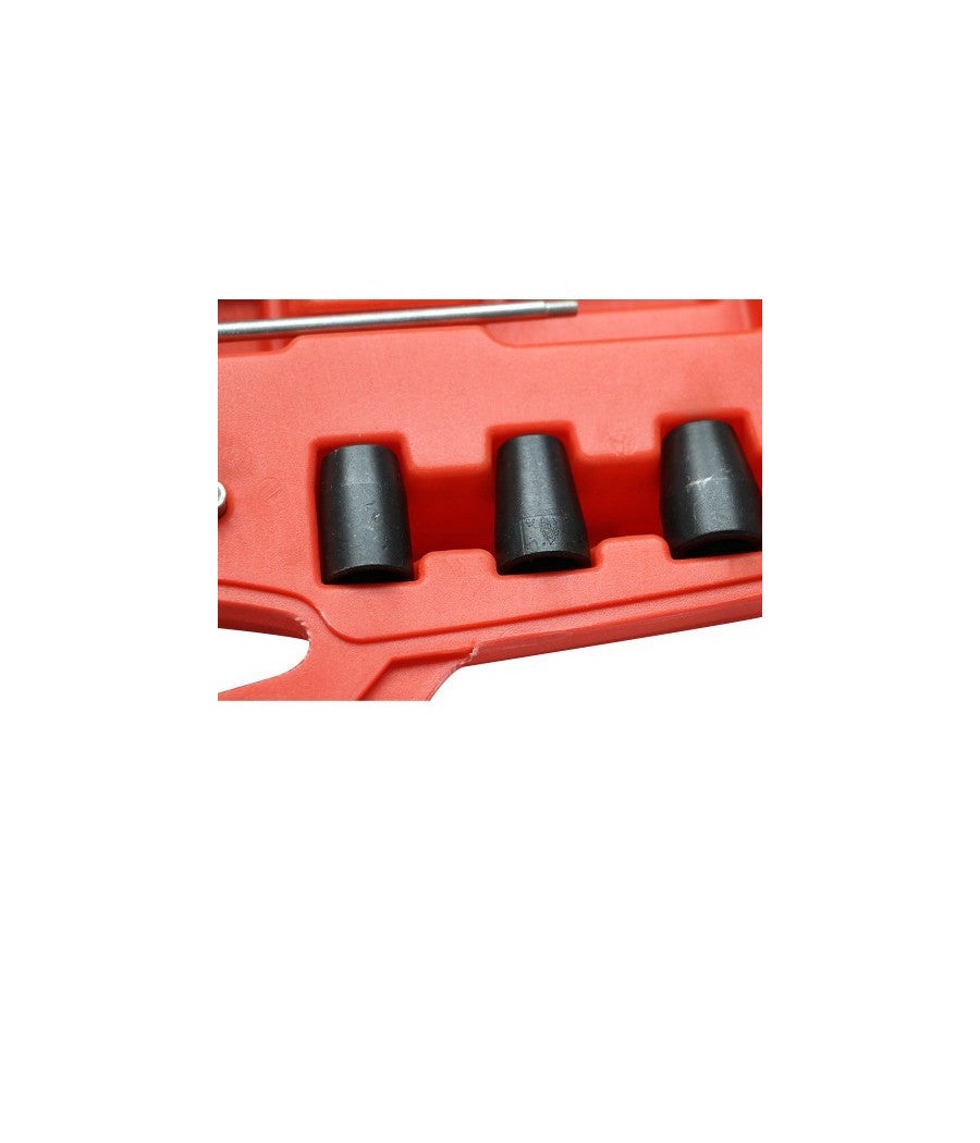 Trade Shop - Set Frese Pulizia Sede Iniettori E Sede Candelette Motori Auto 22 Pz Valigetta - - 6