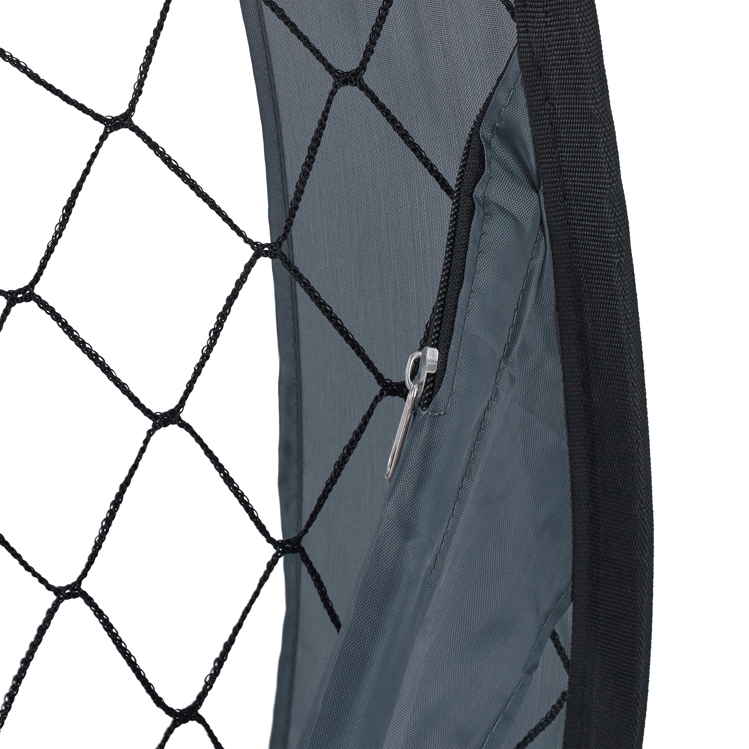 But de foot pop up en lot de 2, cage pliable pour le jardin, avec sac de transport, HxLxP: 78x121x80 cm, gris, Relaxdays - 8