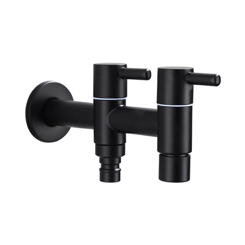 Kran/wylewka ze stali nierdzewnej 304 z czterema otworami do zlewu i pralki