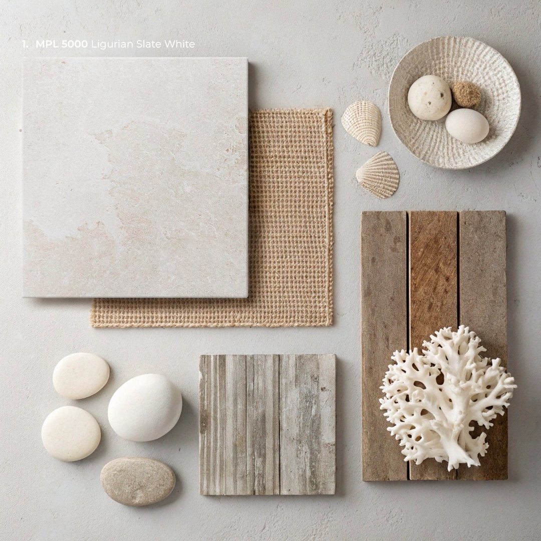 Pietra Portofino Bianco - Piastrelle 75x75 cm 9 mm - MPL 5000 75x75 MATT R9 9 mm - 6