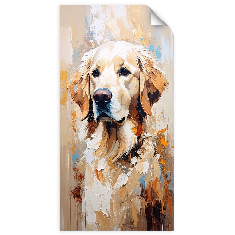 Plakaty samoprzylepne do salonu sypialni, Pies Labrador retriever Zwierzę 100x200