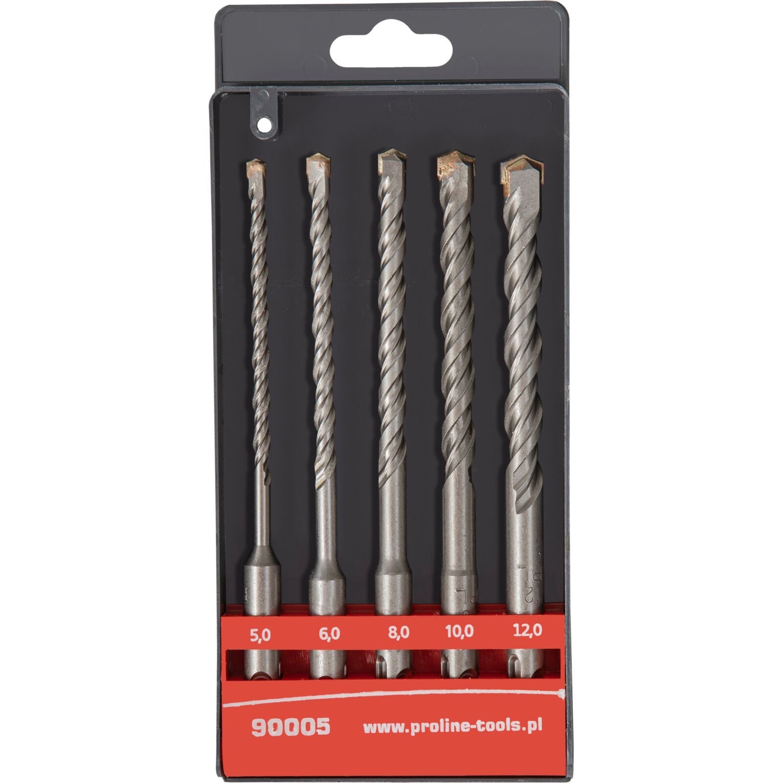 Kit 5 Forets Métal SDS-PLUS Makita - HSS-TiN, 3 à 6 Mm, Revêtement Titane