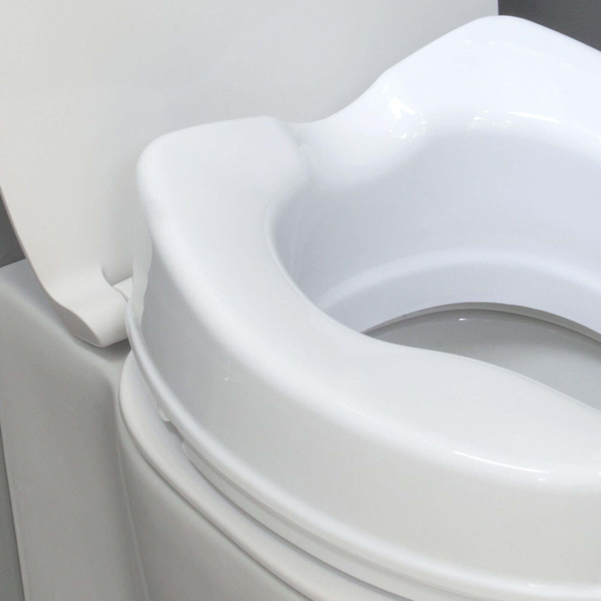 SENSEA - Réhausseur de toilettes - Surélévateur de WC - Blanc - COMFORT - 2