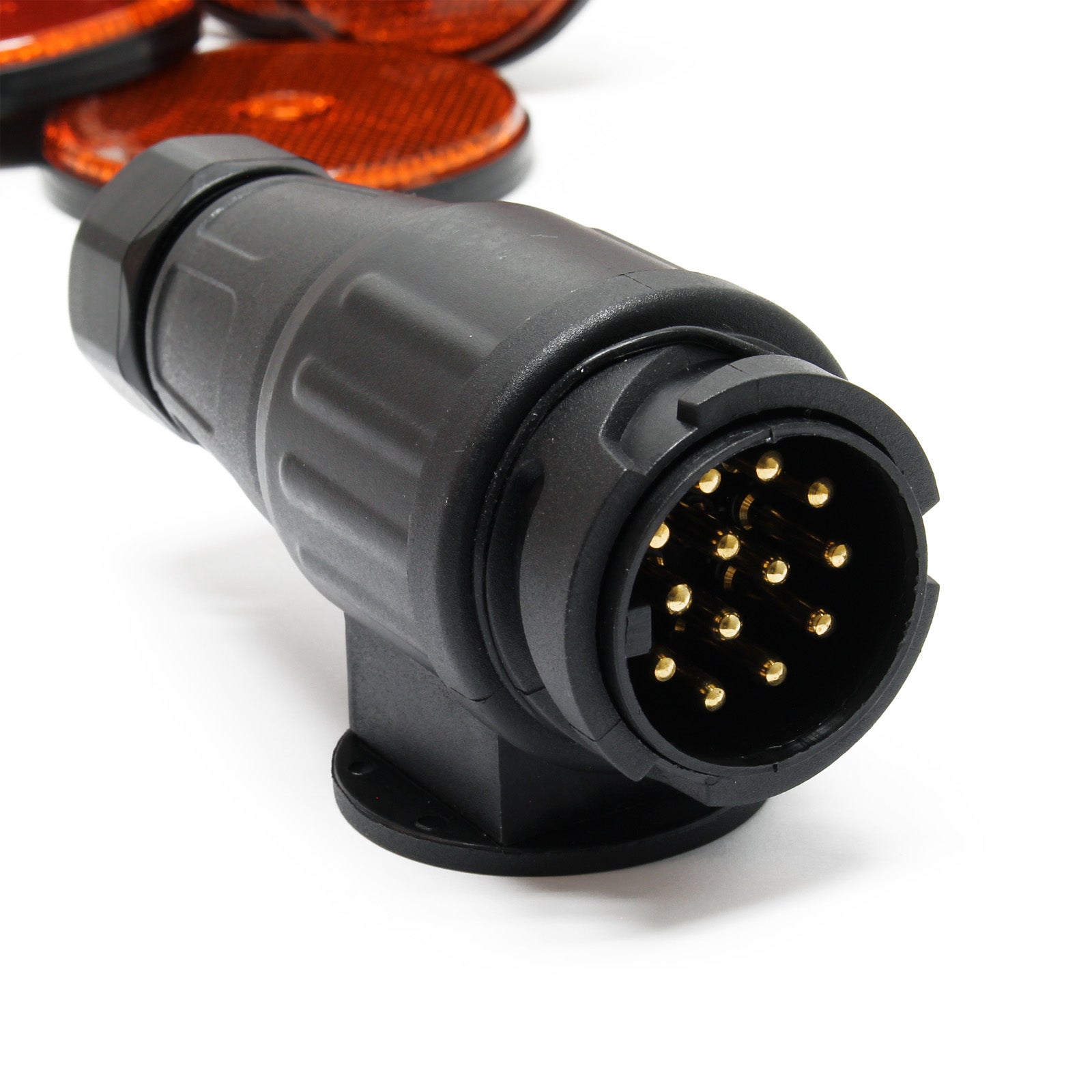 Kit Luci Posteriori Per Rimorchio 12 Pezzi - Spina 13 Poli, Cavo 5m, Omologazione E - Foto 2