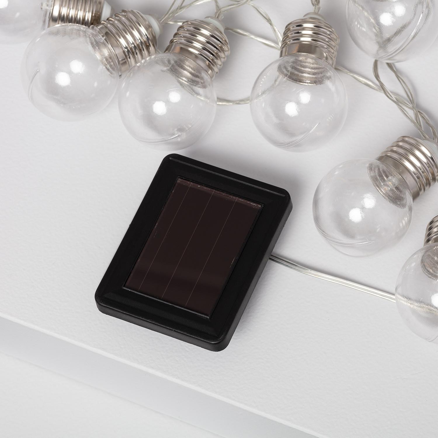 Ledkia Ghirlanda di Lampadine LED Solare Galilei 2m 3000K Bianco Caldo - 7