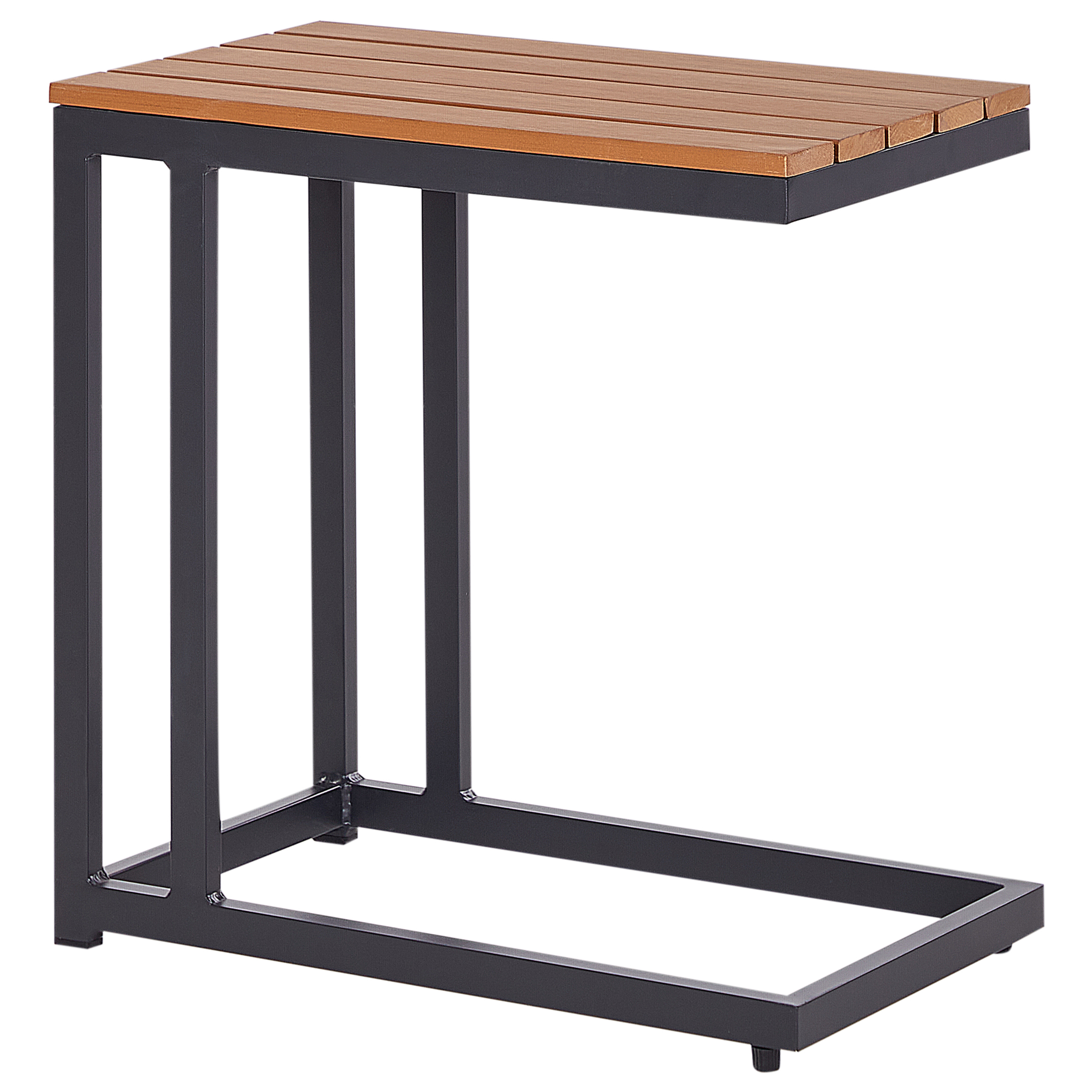 Măsuță laterală de grădină MESSINA 60 cm 35 cm Negru