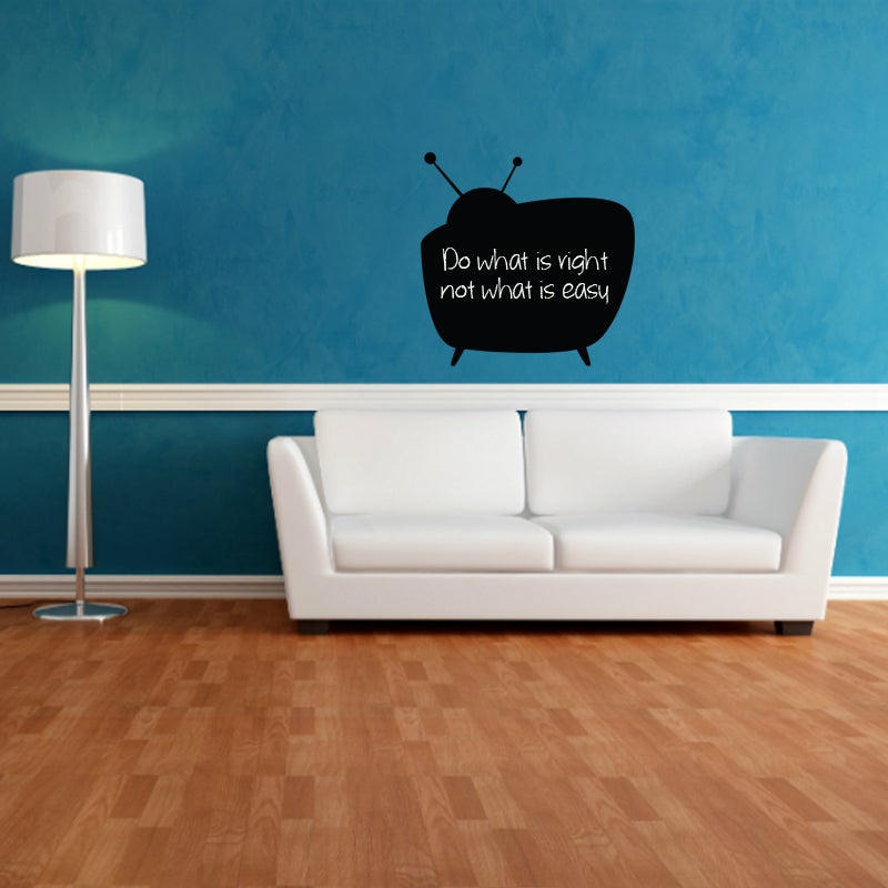 Adesivo Stazione televisiva Ex - Sticker adesivo - adesivi murali - 110x110cm - 3