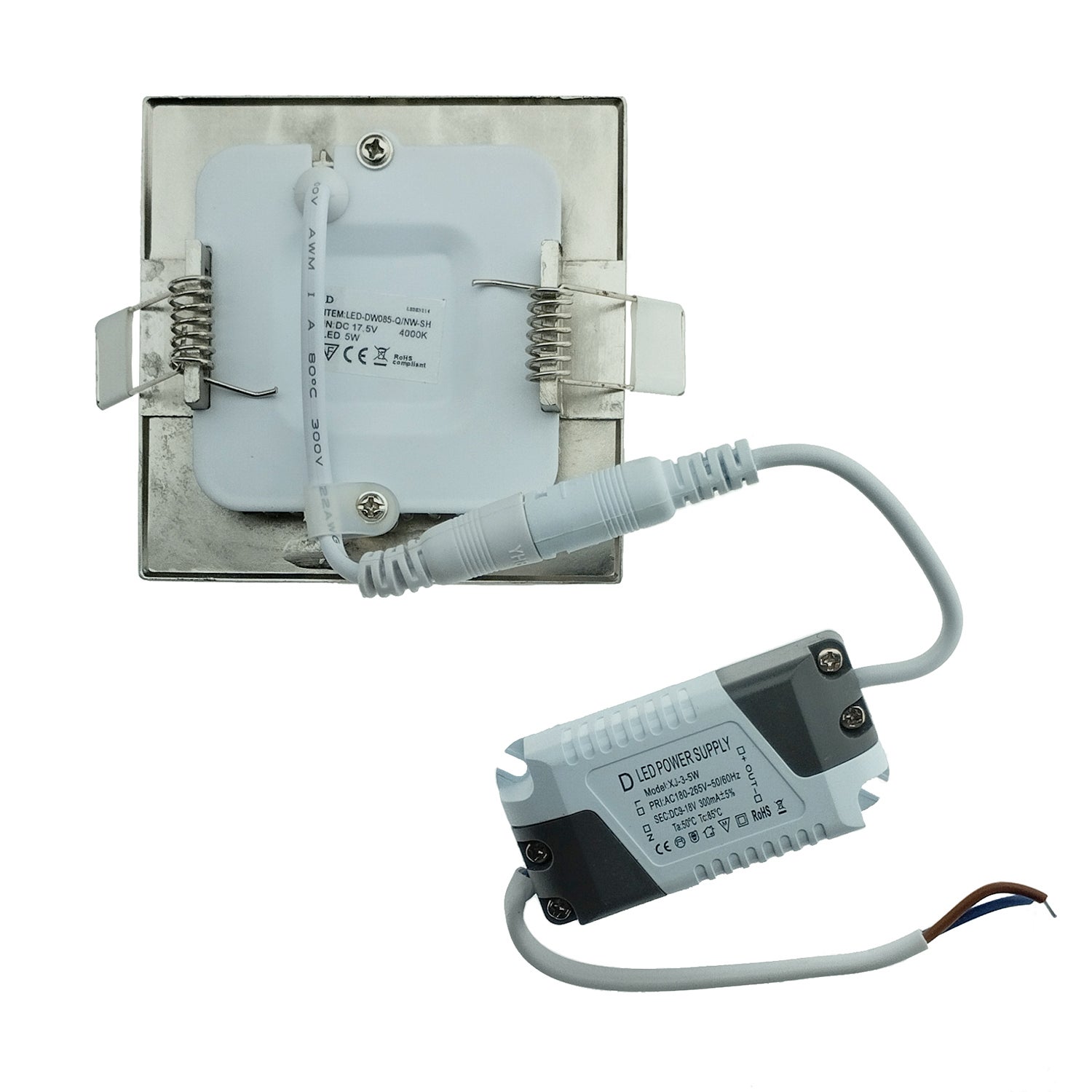 Faretto Incasso LED Eglo Fueva 5 - 11.7cm Luce Bianca Neutra 4000K - Foto 7